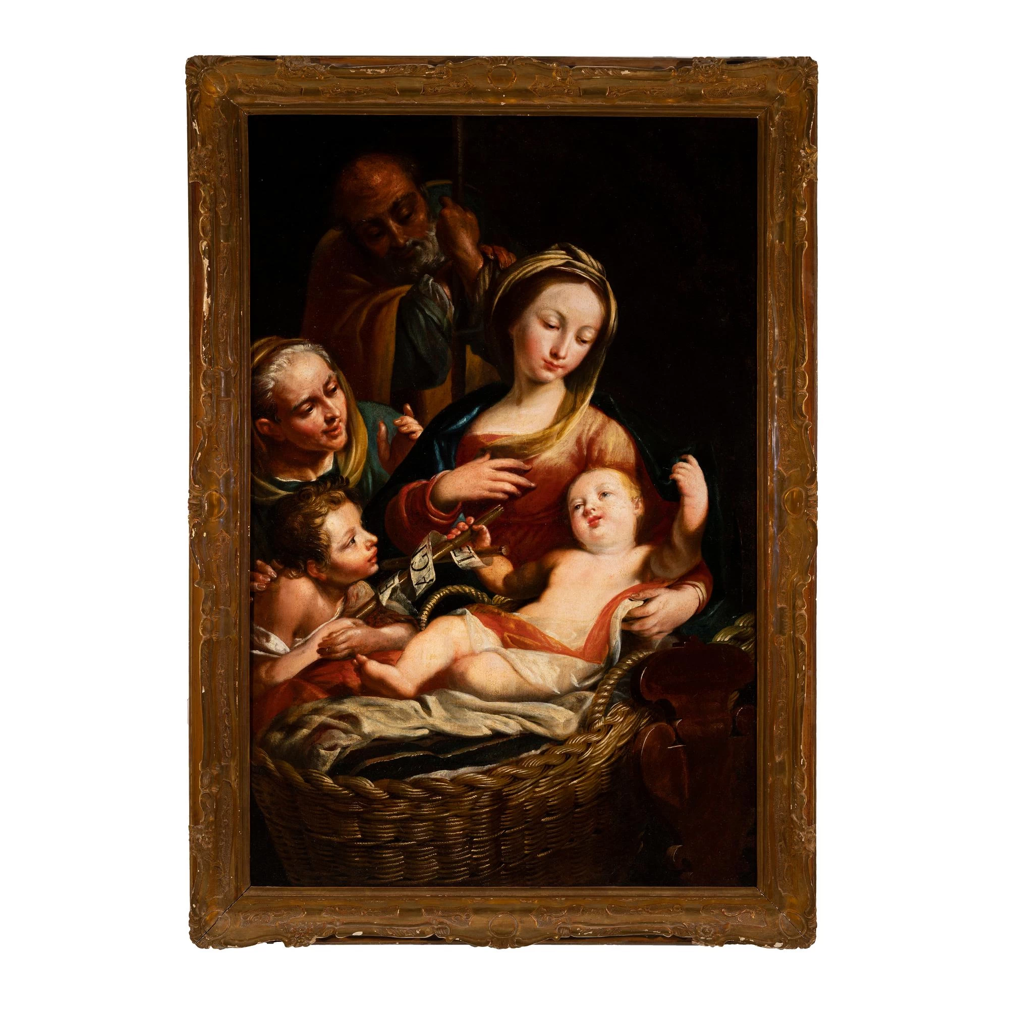 Sacra Famiglia con San Giovanni Battista e Santa Elisabetta